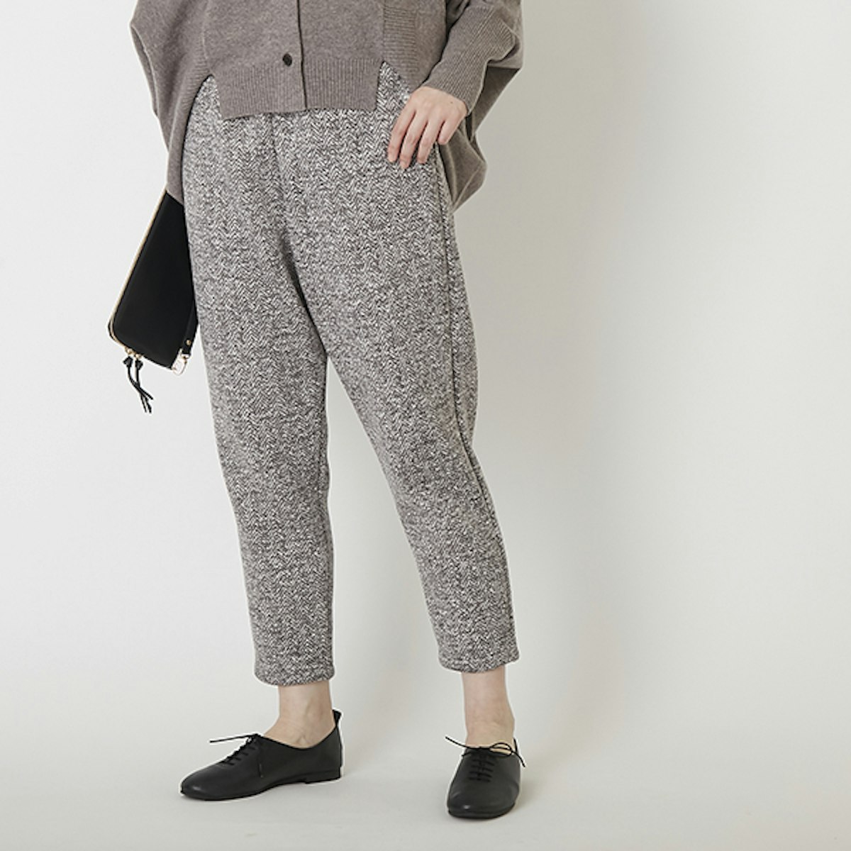 TUTIE./セーターフリーステーパードパンツ