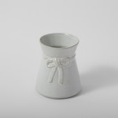 sen/花器 flare vase フレアベース S ホワイト