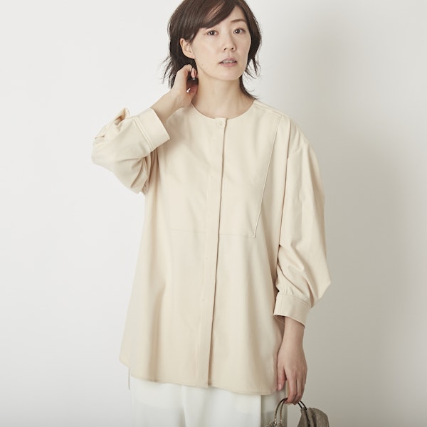 Kilka/あったかストレッチブラウス