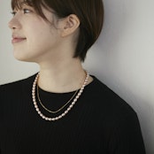 misa/two way pearl necklace 限定色