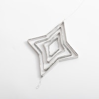 micat glass/ステンドグラスのスターモビール