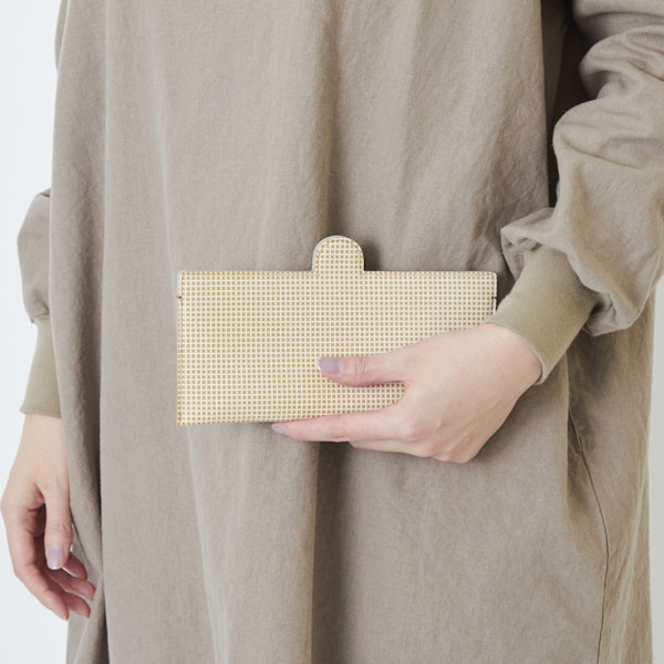Neutral Gray/カージェ スリムロングウォレット
