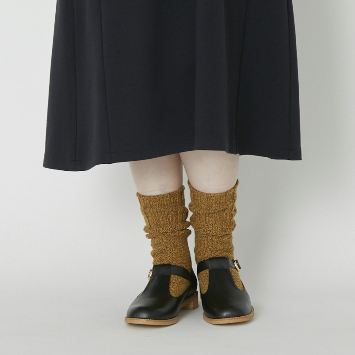 SHOESbakery/Tストラップレザーシューズ リサイクルレザー