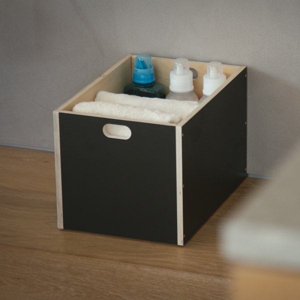 MOHEIM/LINDEN BOX L（renewal） - ありそうでない絶妙な色合い！重ねられる木製収納ボックス