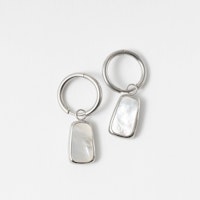 0910/mother of pearl stainless steel pierce
