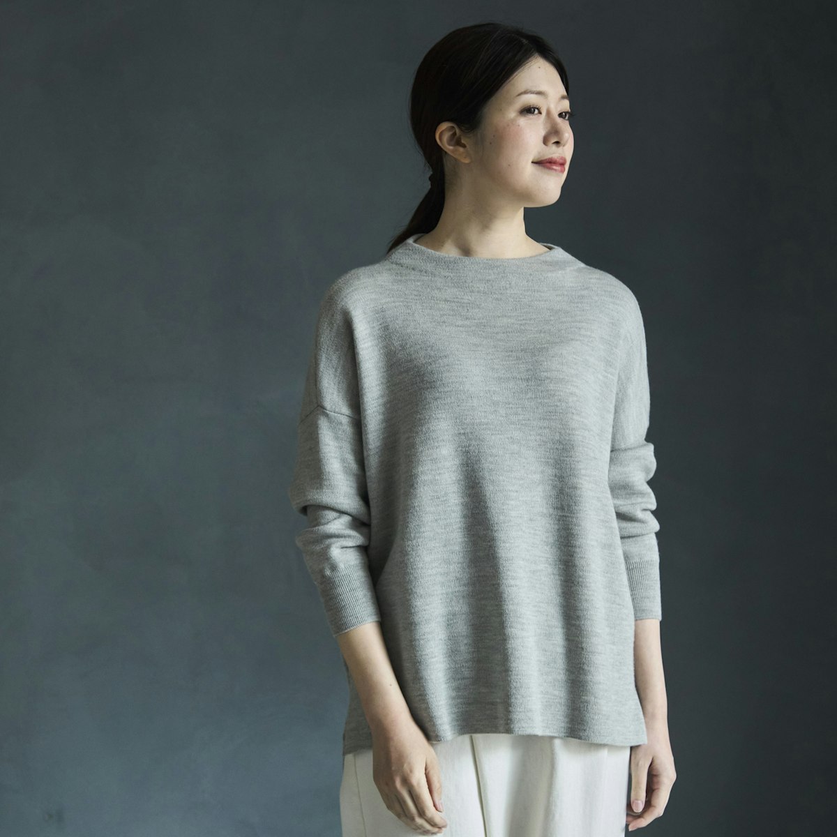 Super 120’s五泉ニットのプルオーバー