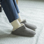 ABE HOME SHOES/ウールのボアルームシューズ