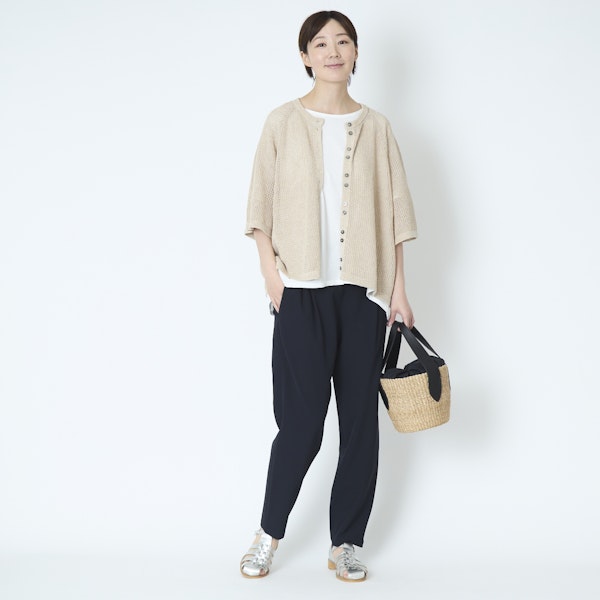 TANG./2WAYメッシュカーディガン