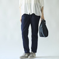 Brocante/D.M.Gハイストレッチデニムレグレットベーカーパンツ