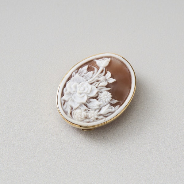 La mascotte cameo collection/バラテッセン 春カメオ 2WAYブローチ