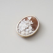 La mascotte cameo collection/バラテッセン 春カメオ 2WAYブローチ