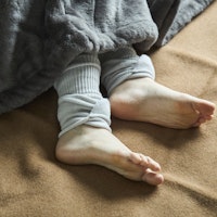 LOOM＆SPOOL/メリノウールオープンソックス 就寝用