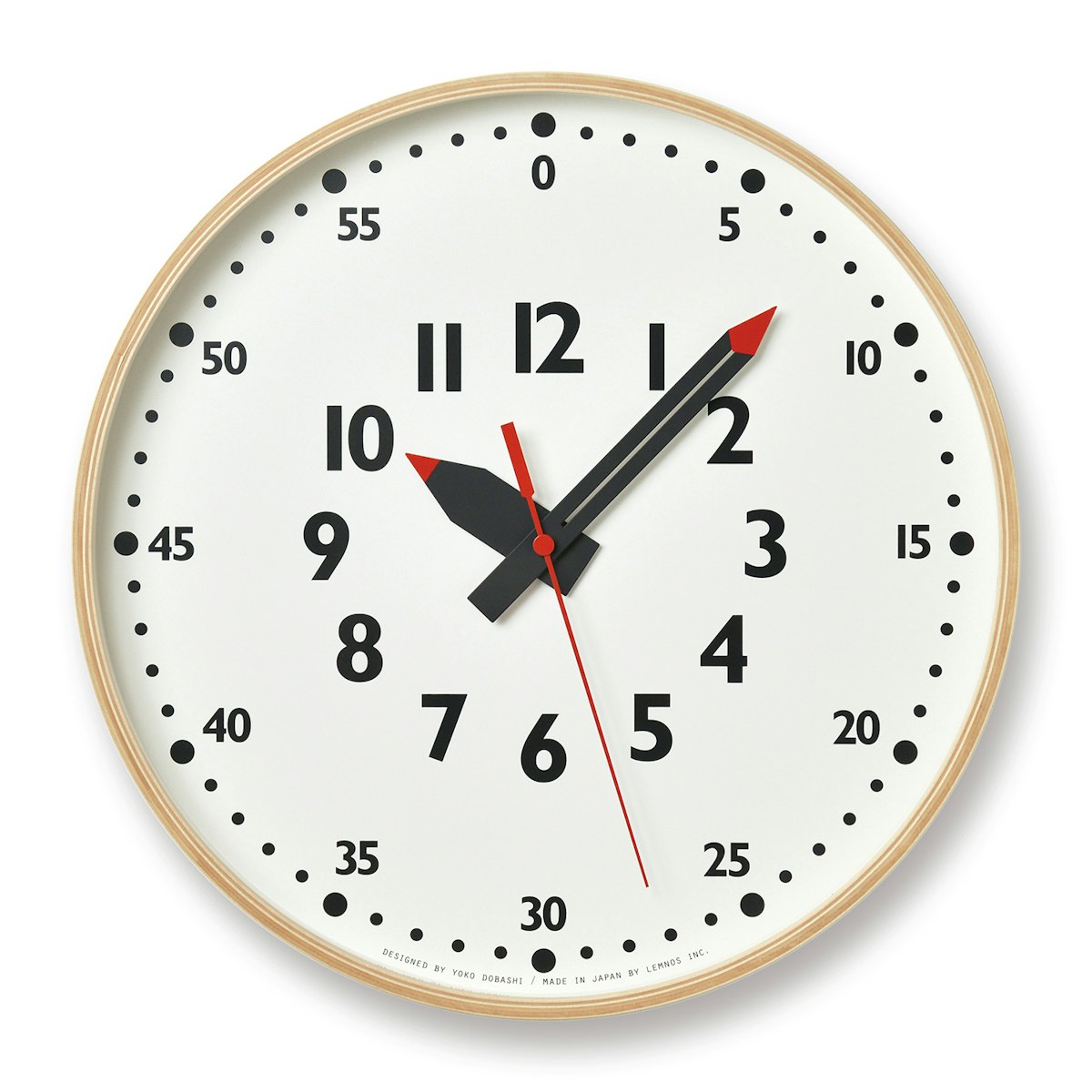 Lemnos/fun pun clock Lサイズ