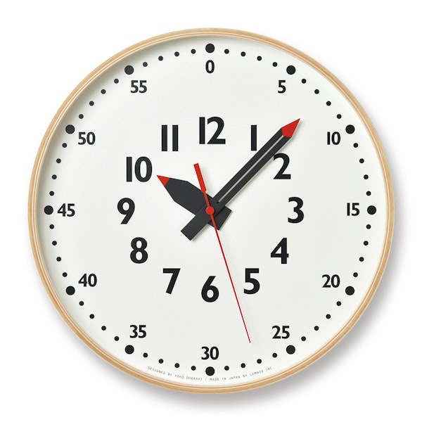 Lemnos/fun pun clock Lサイズ -時計の読めない子が、読みたいと思うアナログ時計 スタイルストア