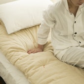 洛中 高岡屋/軽い木綿わたのベッド用敷布団 シングル