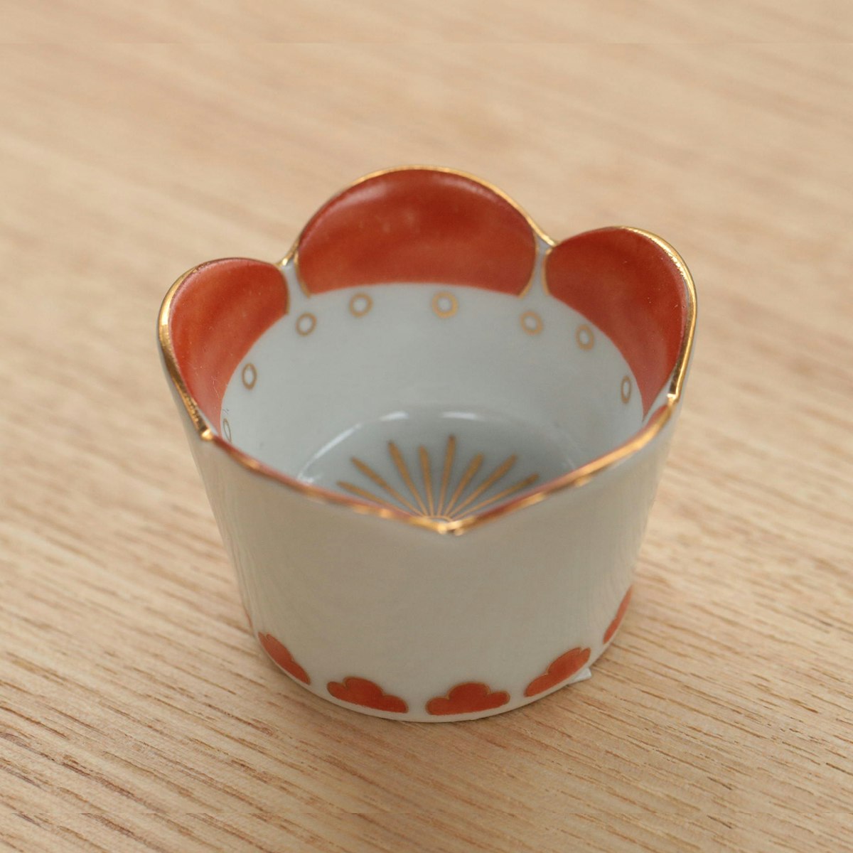 徳幸窯 豆皿 梅型小付