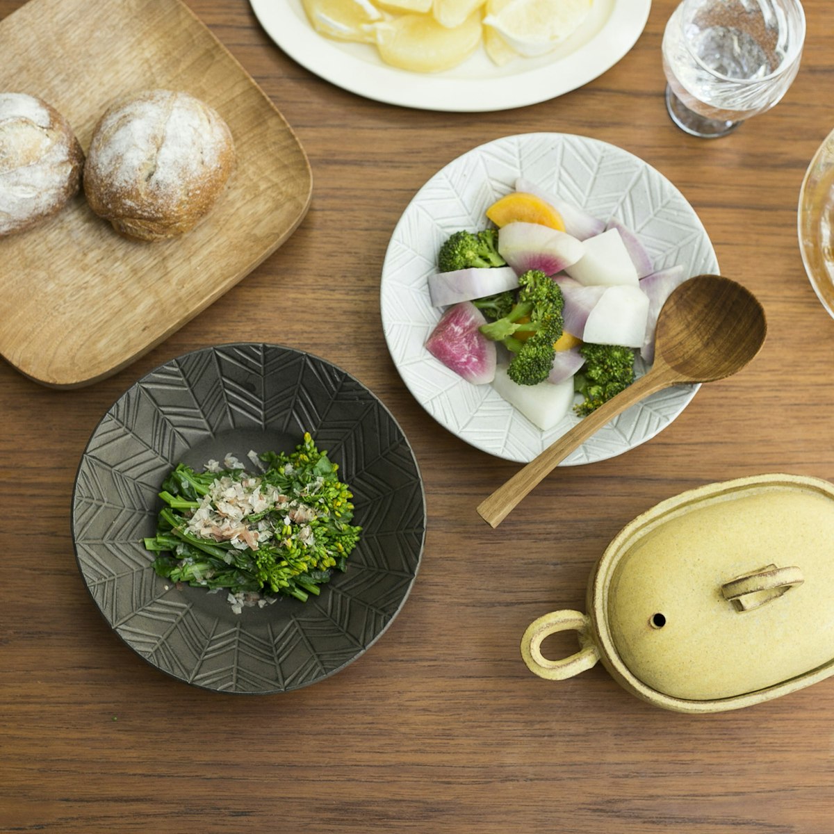 タナカマナブ/六寸鉢 矢羽根