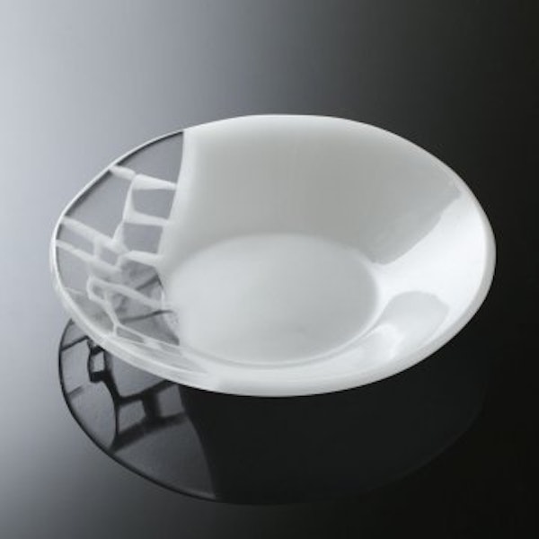 サブロウ/丸鉢 小 c -水の波紋をイメージした美しいモザイク柄のガラスの丸鉢 - スタイルストア