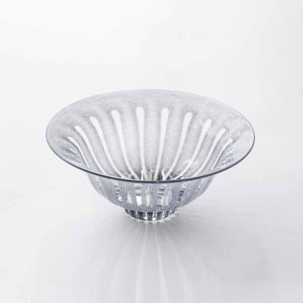 ヒロイグラススタジオ/ren 中鉢 - 盛り付け上手に見える、美しいガラス鉢