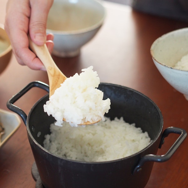 松田美智子の自在道具/鉄の小さなごはん鍋 しゃもじ付きセット -炊飯5分でほかほかご飯！何役もこなす小さな飯鍋 - スタイルストア