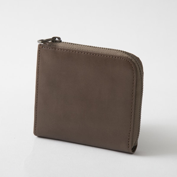 Slice/鍵ポケットつきコンパクト財布 カーフ - 薄くて軽くてコンパクト。鍵の入るミニ財布