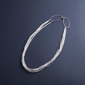 wanoiro/銀糸ネックレス