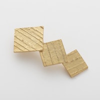 二月/四角みっつバレッタ