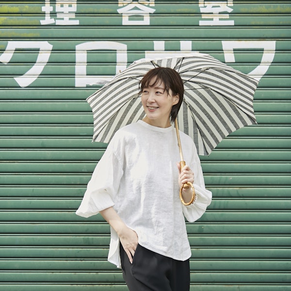 Tokyo noble/リネンの日傘 - 涼しい日陰を作るリネンの日傘