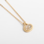 LISRIQUE/outline necklace ルチルクォーツ