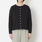 n.o.f.l/オーガニックコットンスウェットライクカーディガン