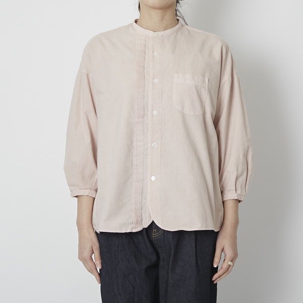 C.P.KOO/khadi cotton ピンタックシャツ -【当店限定】透けないカディコットンシャツ - スタイルストア