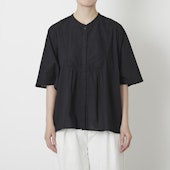Fanaka/キルト風刺繍マントブラウス