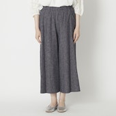n.o.f.l/リネンコットンワイドパンツ