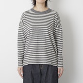 TANG. /接結ボーダープルオーバー