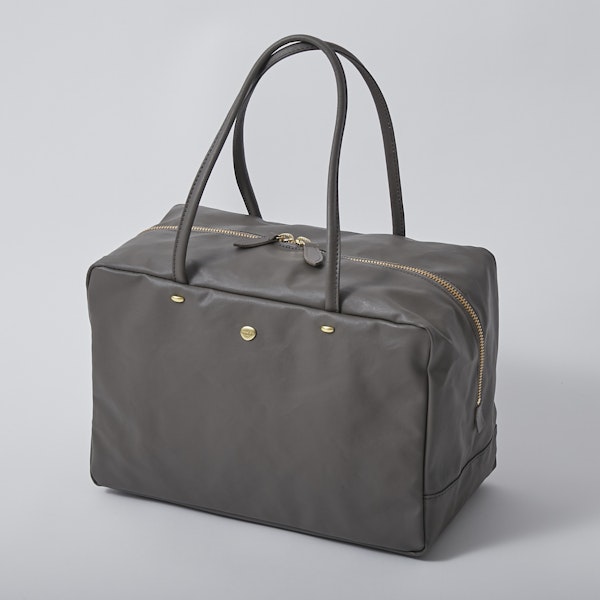 Neutral Gray/ジェーン ミニボストンバッグ - 軽くて丈夫、雨の日も使えるミニボストン