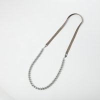 グレー×ブラウン