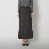 DRESS HERSELF/肌シルクロングスカート