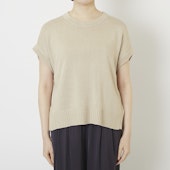 DRESS HERSELF/シルクリネンニット