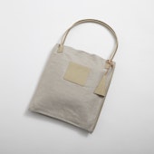Neutral Gray/リネンのトートバッグ パラレル