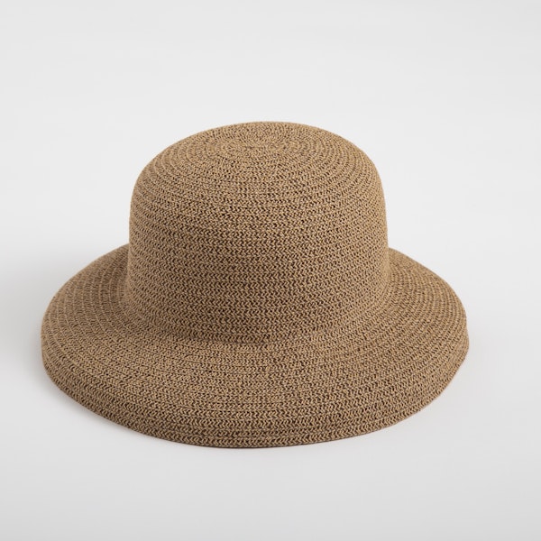 ISHIDA SEIBOU/ウォッシャブルペーパーストローハット　カサブランカ - 上品な雰囲気を纏う、和紙ブレンドの洗える帽子