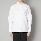 IKIJI/ワンポイント ボタンダウンシャツ