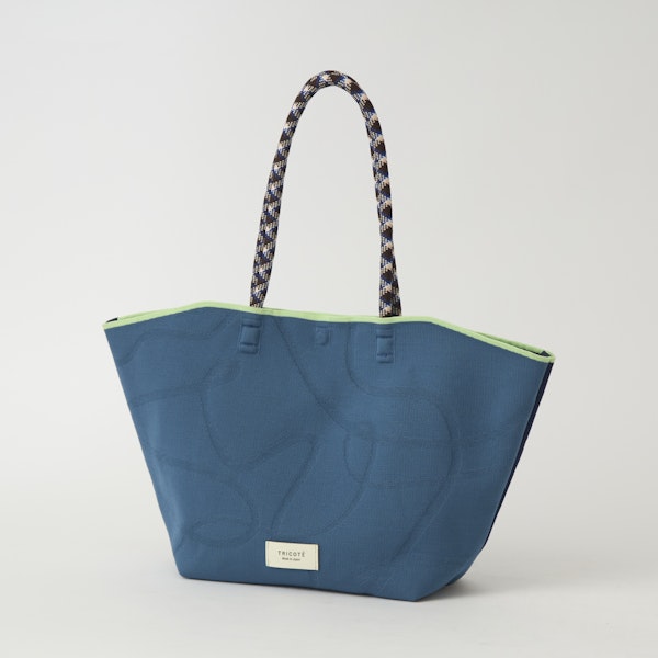 TRICOTE/BUMPY LINK TOTE BAG