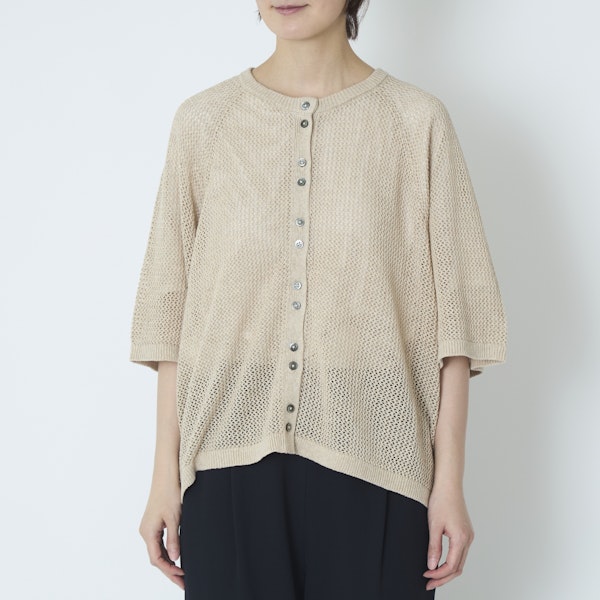 TANG./2WAYメッシュカーディガン