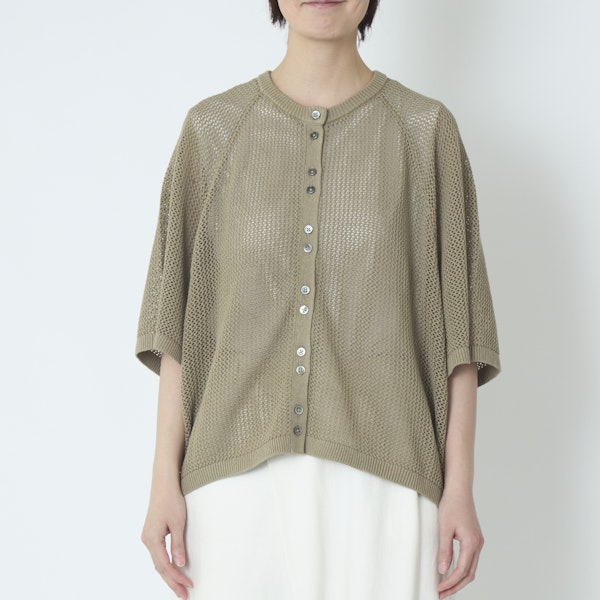 TANG./2WAYメッシュカーディガン