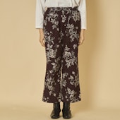 TUTIE./コーデュロイフラワープリントパンツ