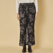 TUTIE./コーデュロイフラワープリントパンツ