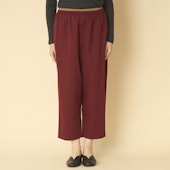 TUTIE./ピーチ起毛コットンセルロースクロップドパンツ