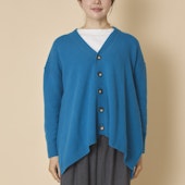 NARU/タスマニアラムAラインカーディガン