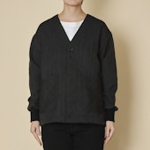 motone/ファブリックカーディガン