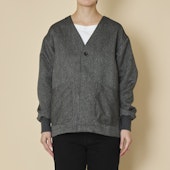 motone/ファブリックカーディガン